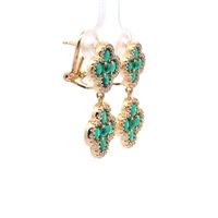 Earrings Ultima Edizione Woman in Silver OAO7364-VERDE-GIALLO - OAO7364-VERDE-GIALLO